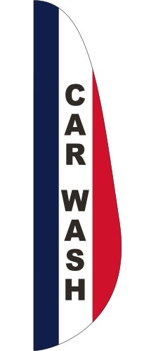 "CAR WASH" Message Feather Flag 1
