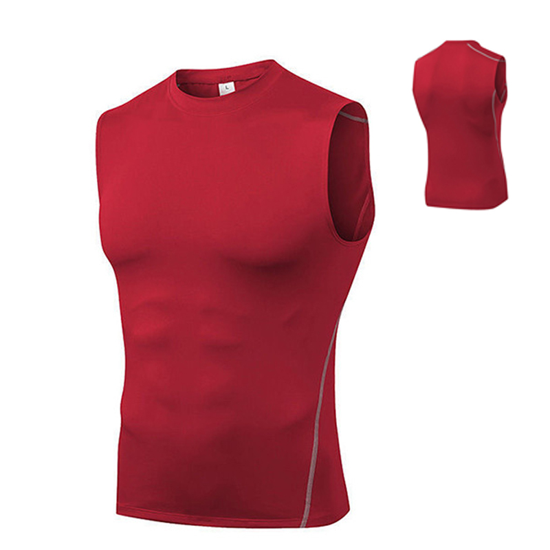 Men's Training Tight Vest Breathable Sleeveless 4