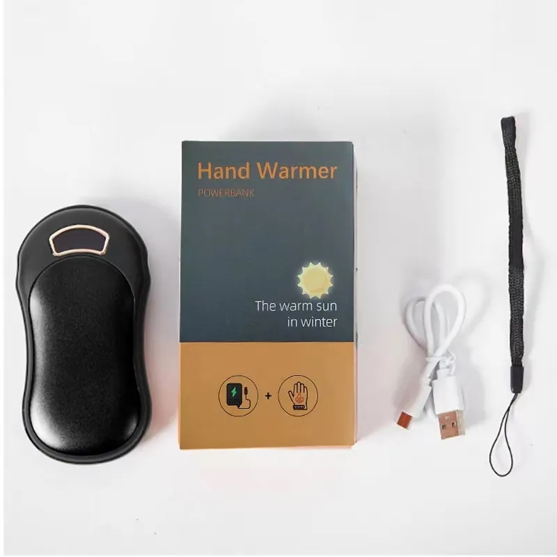 7000mAh Digital Display Hand Warmer Power Bank 5