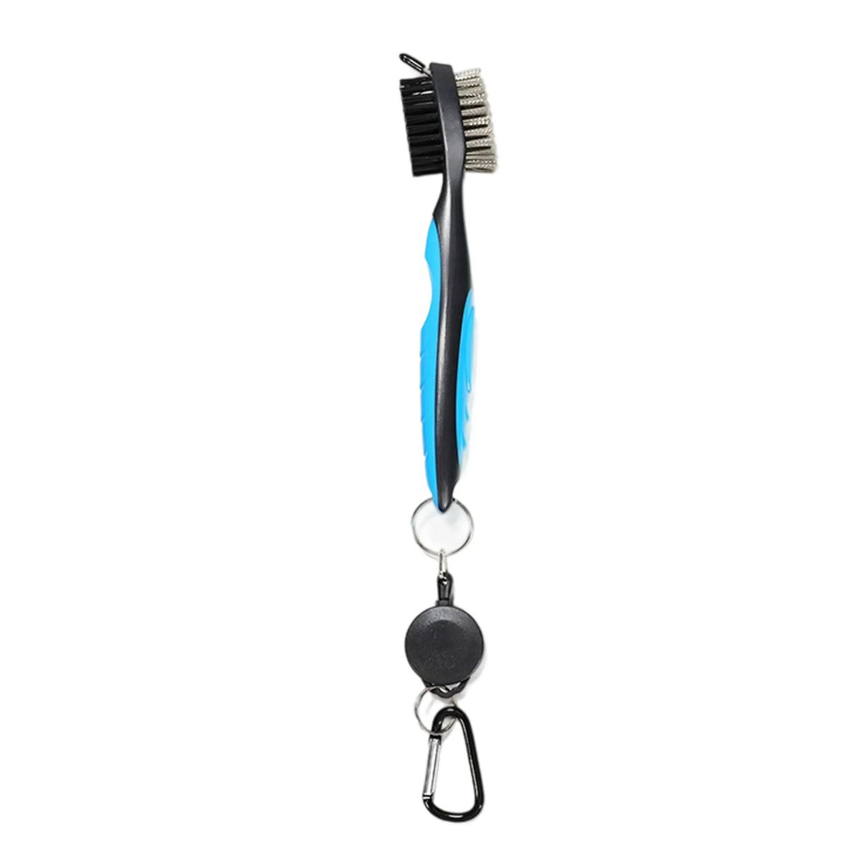 Plastic Golf Brush with Wire and Nylon Bristles 6