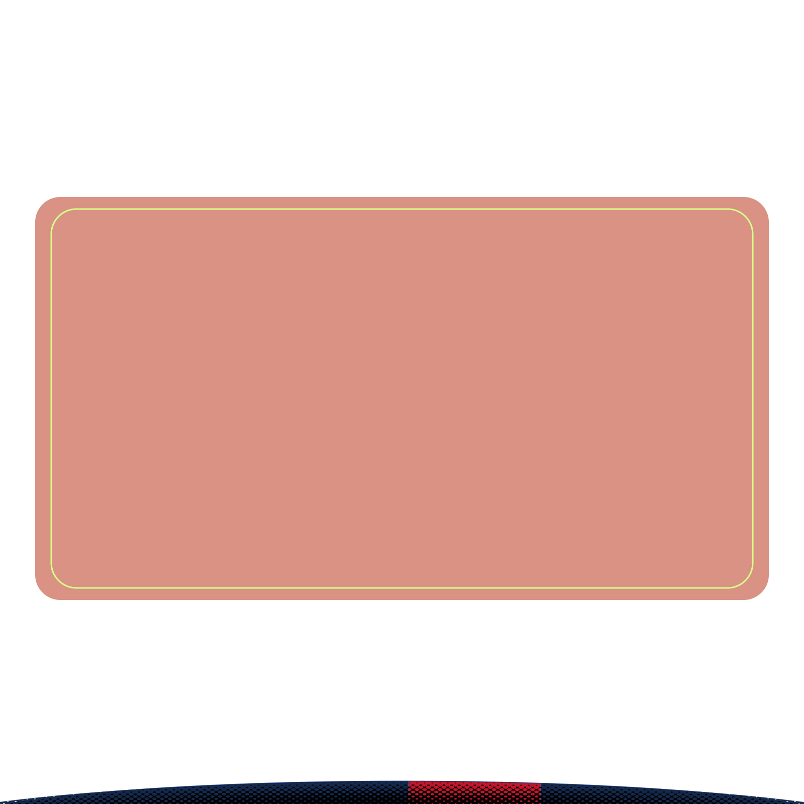 Rectangle PVC Table Mat 13