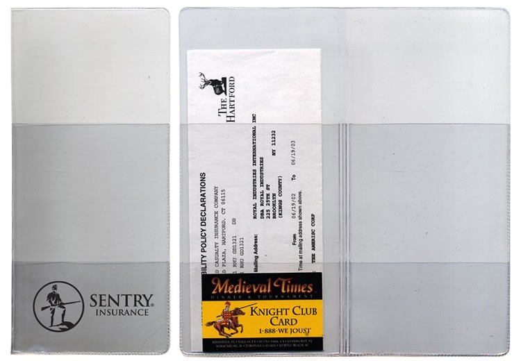 Policy and Document Holders w/4 clear pockets 5