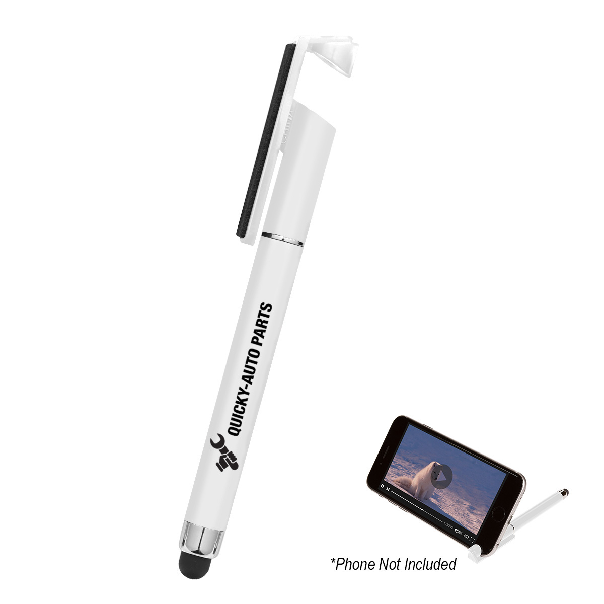 Stylus Pen With Phone Stand And Screen Cleaner 2