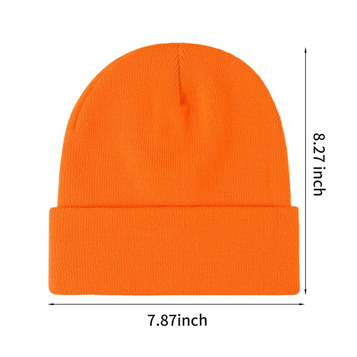 Acrylic Winter Hat with Folded Edge 2