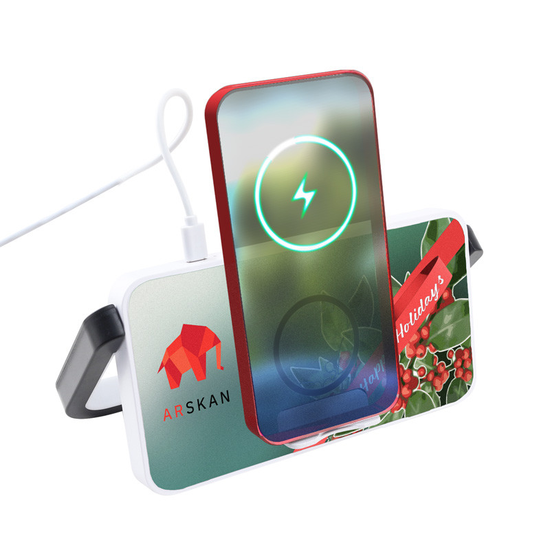 Chi-Charge Phone Stand with Warm Light Lamp 23