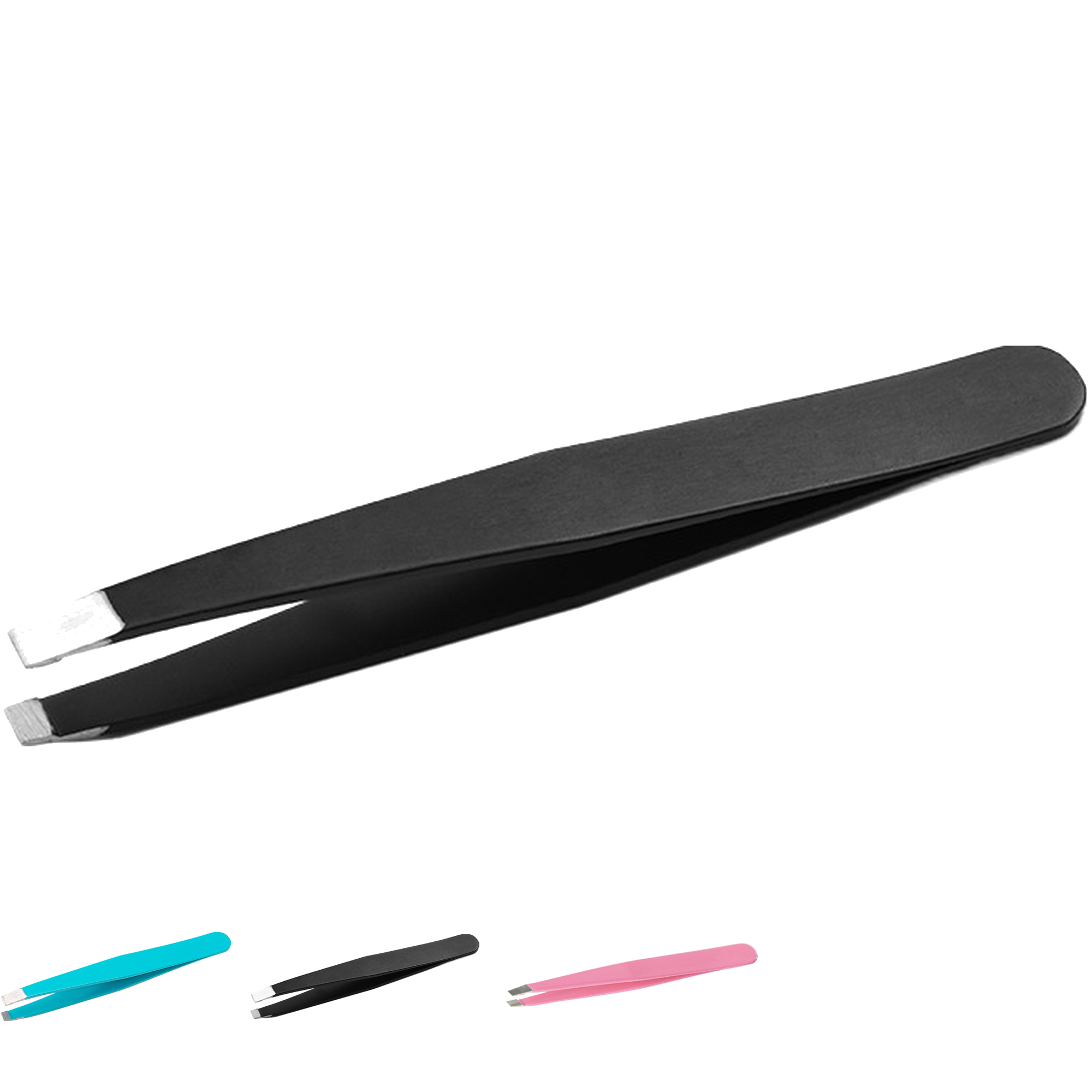 High Precision Stainless Steel Eyebrow Tweezers for Hair Removal Eyelid Stickers Ultra-Thin Tip 5