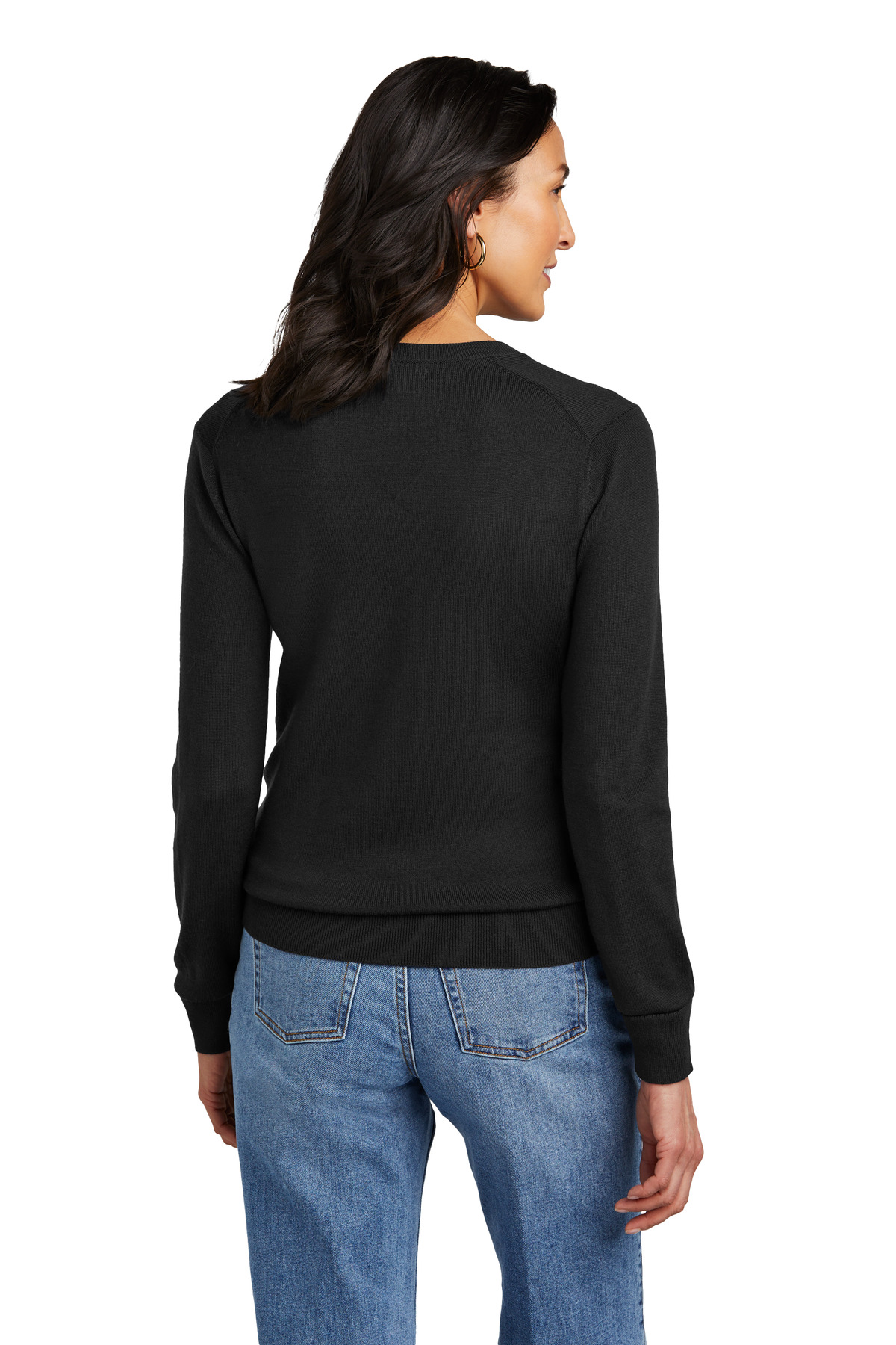 Women's Washable Merino V-Neck Sweater