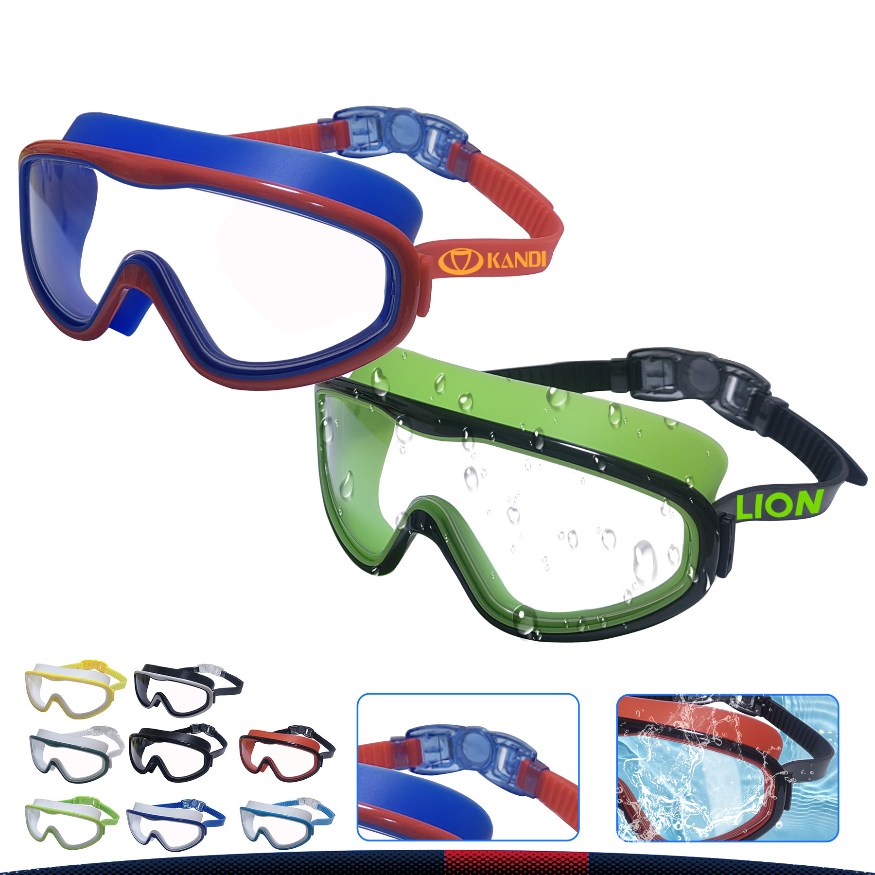 Nella Adult Swimming Goggles 7