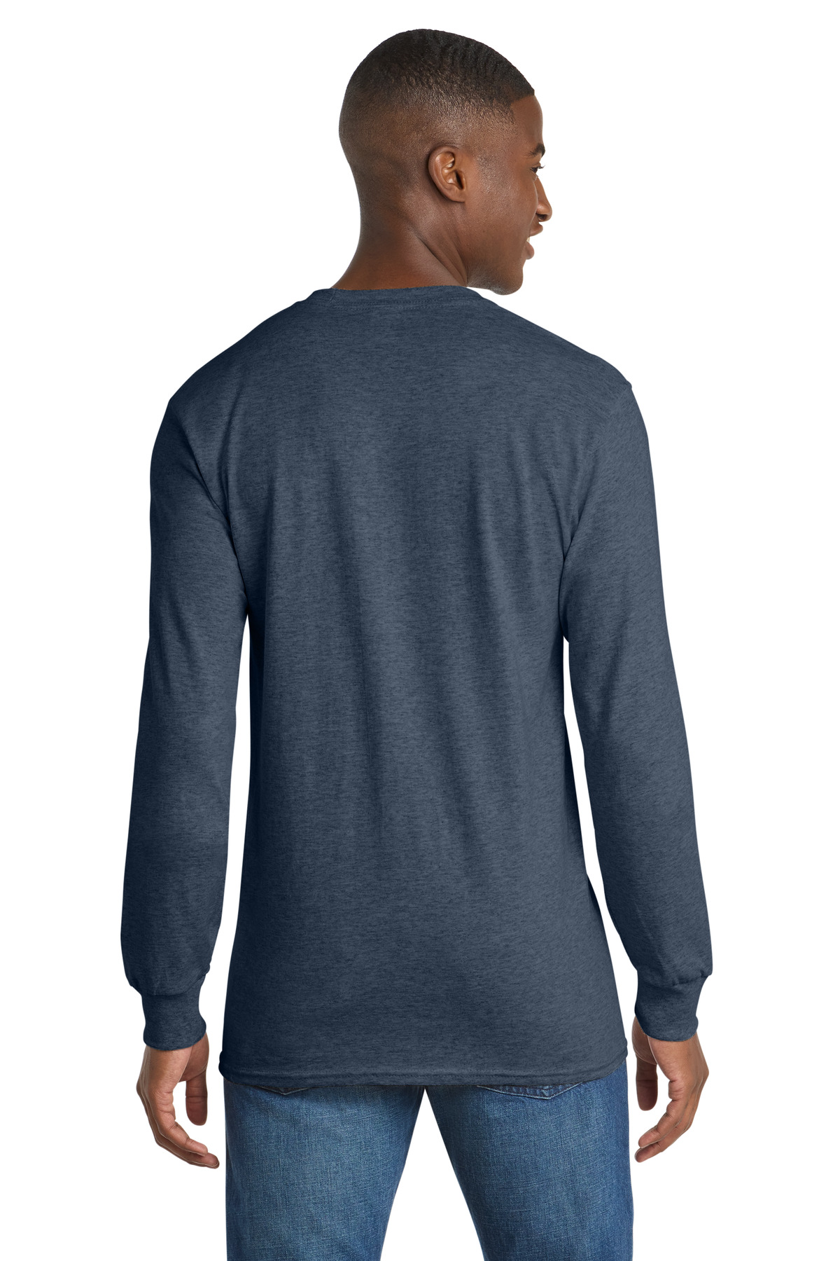 Port & Co Long Sleeve Core Cotton Tee. PC54LS 200