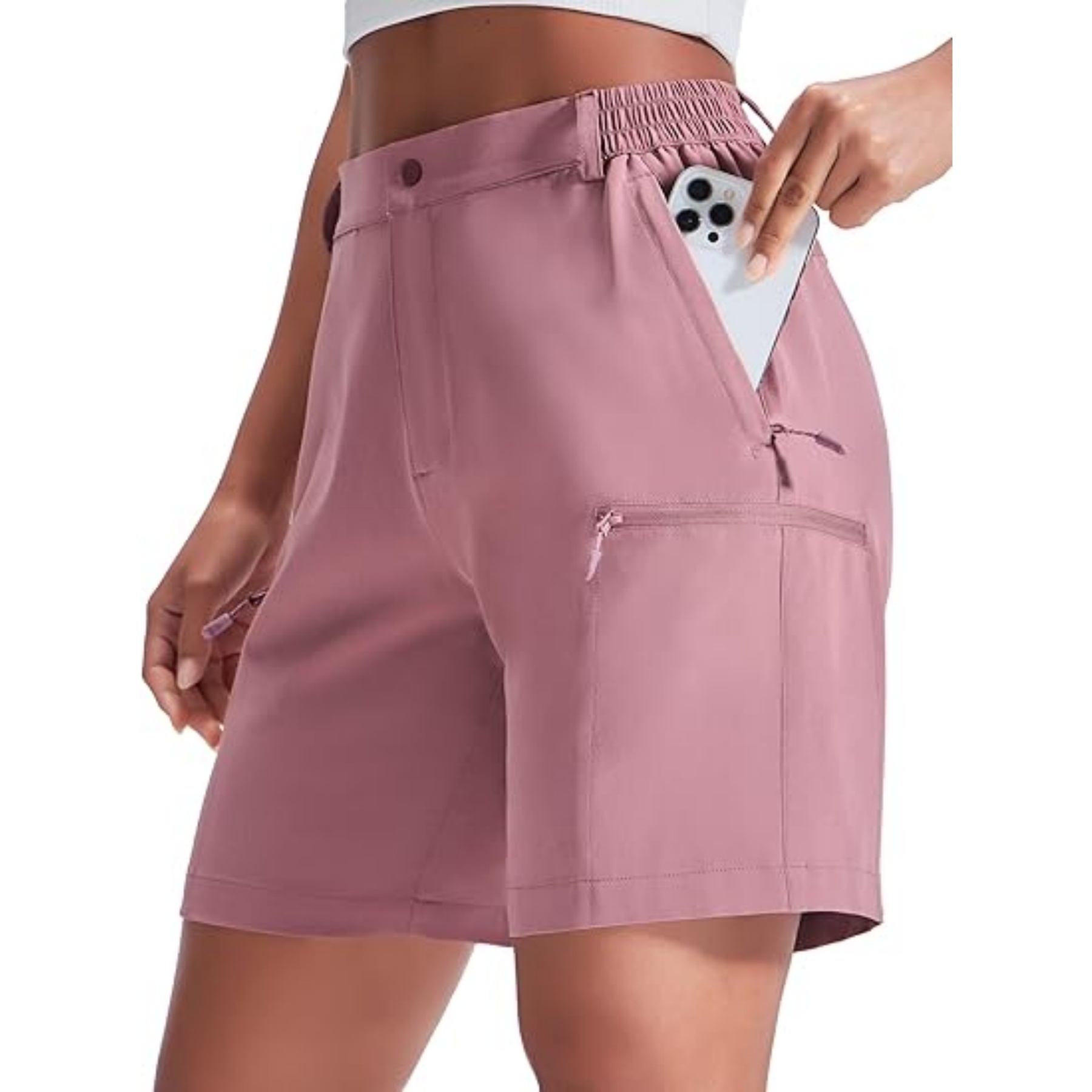 Quick Dry Lightweight UV Zipper Cargo Shorts 4