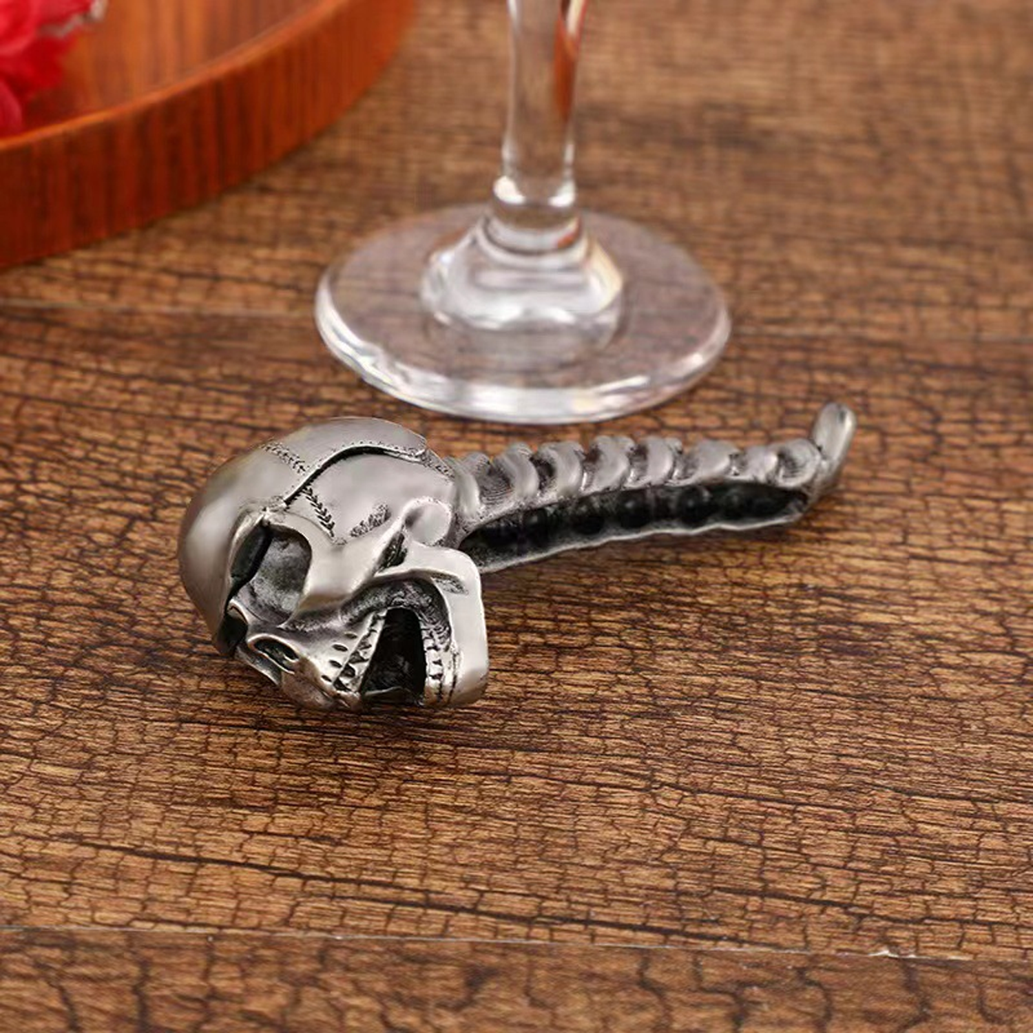 Stainless Steel Alloy Skull-shaped Bottle Opener 4