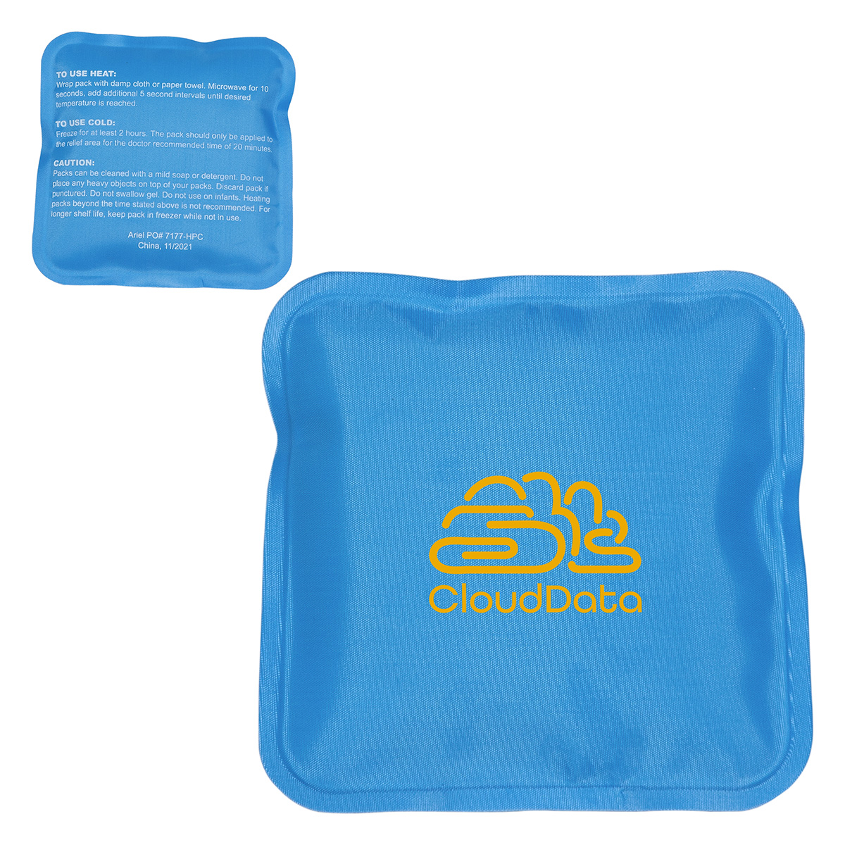 Square Nylon-Covered Hot/Cold Pack 16