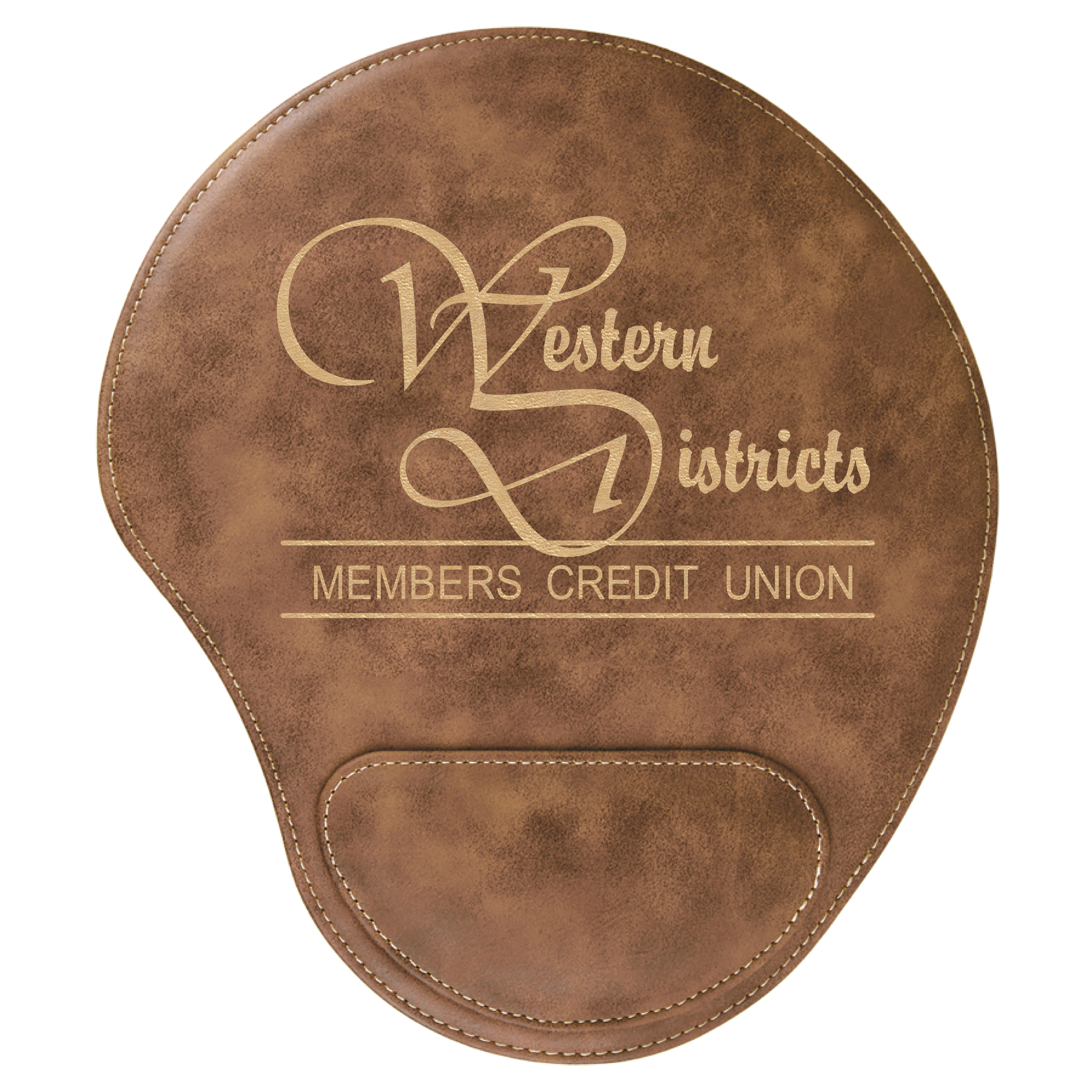 Laser Engraved Leatherette Mouse Pads 9"x10.25"