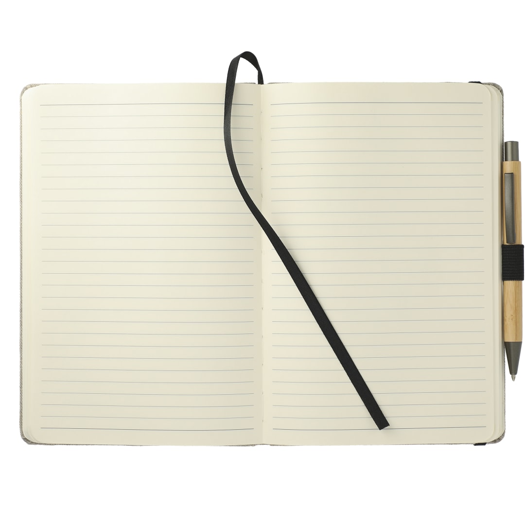 5.5" x 8.5" Recycled Cotton Bound Journal Set 57