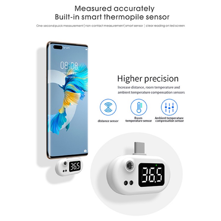 Smart Phone Mini Infrared Thermometer 3