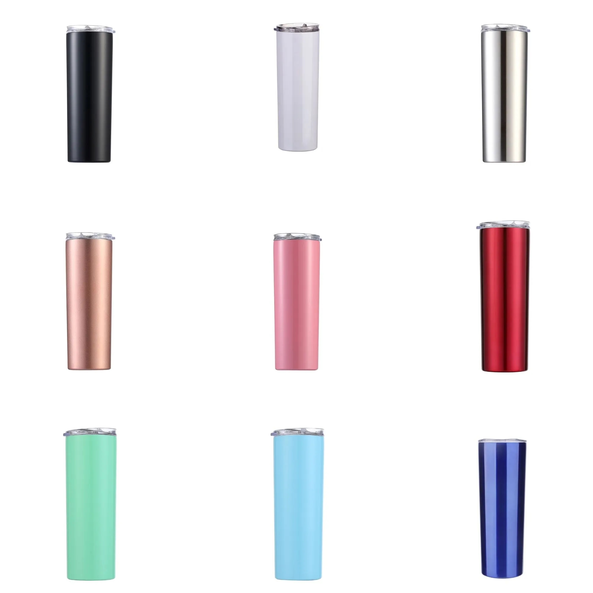 20oz Stainless Steel Straw Lid Insulated Cup 2