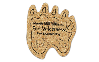Paw Cork Coaster 4PW 1