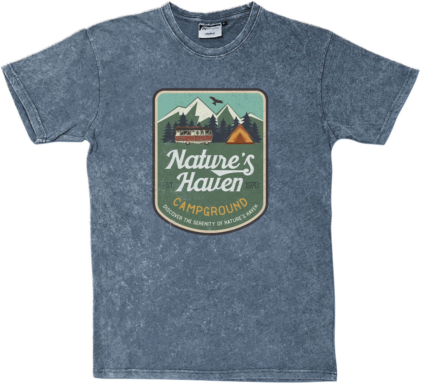 FULL COLOR UNISEX ACID WASHED T-SHIRT 13