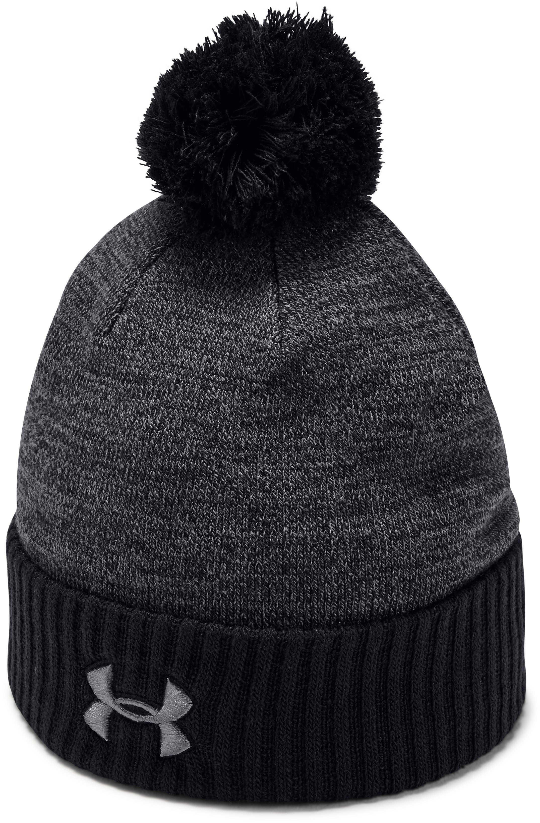 UA Big Logo Men's Pom Beanie 2