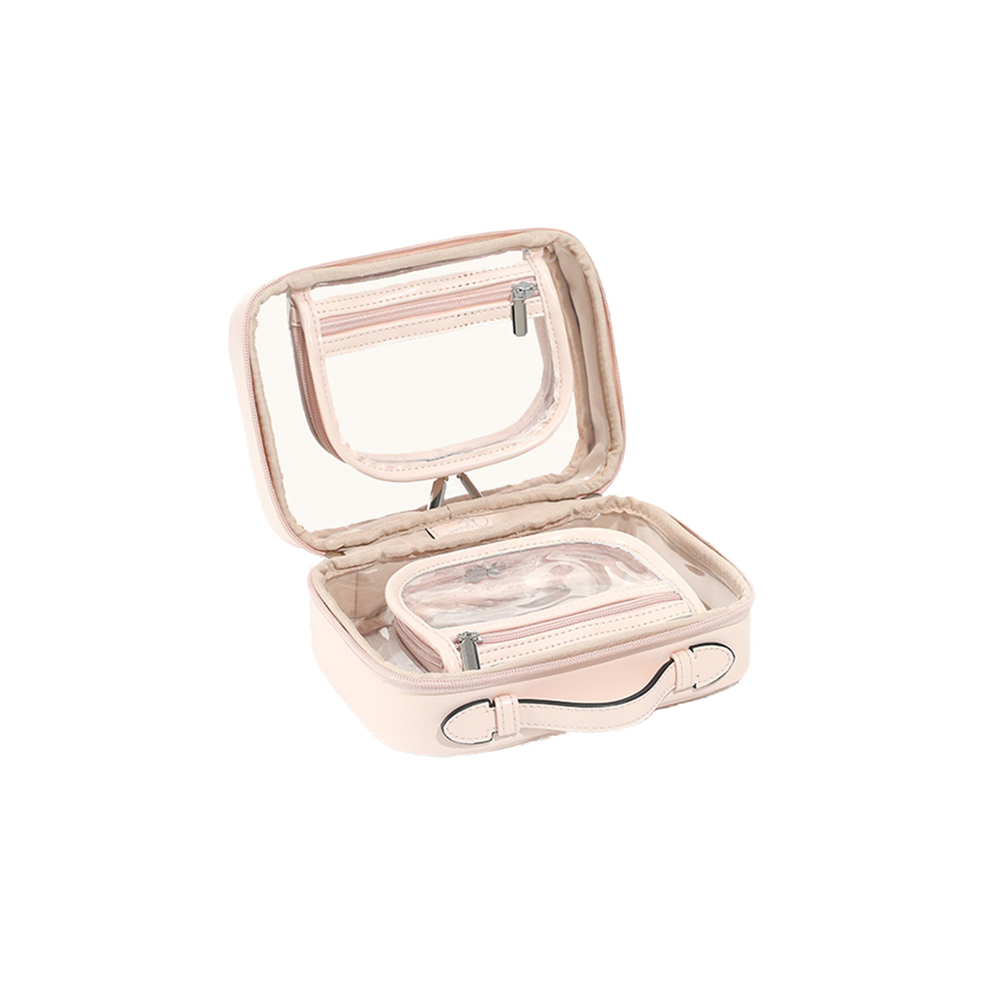 Pvc Durable And Stylish Transparent Travel Case 4