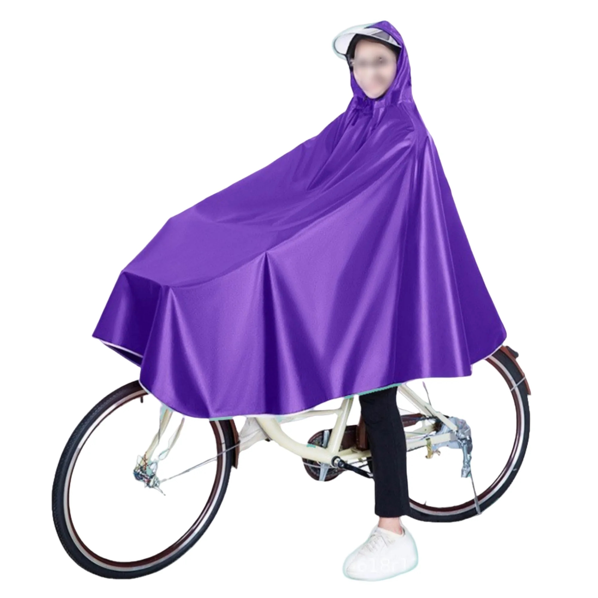 Thickened Raincoat Cycling Against Heavy Rain 19