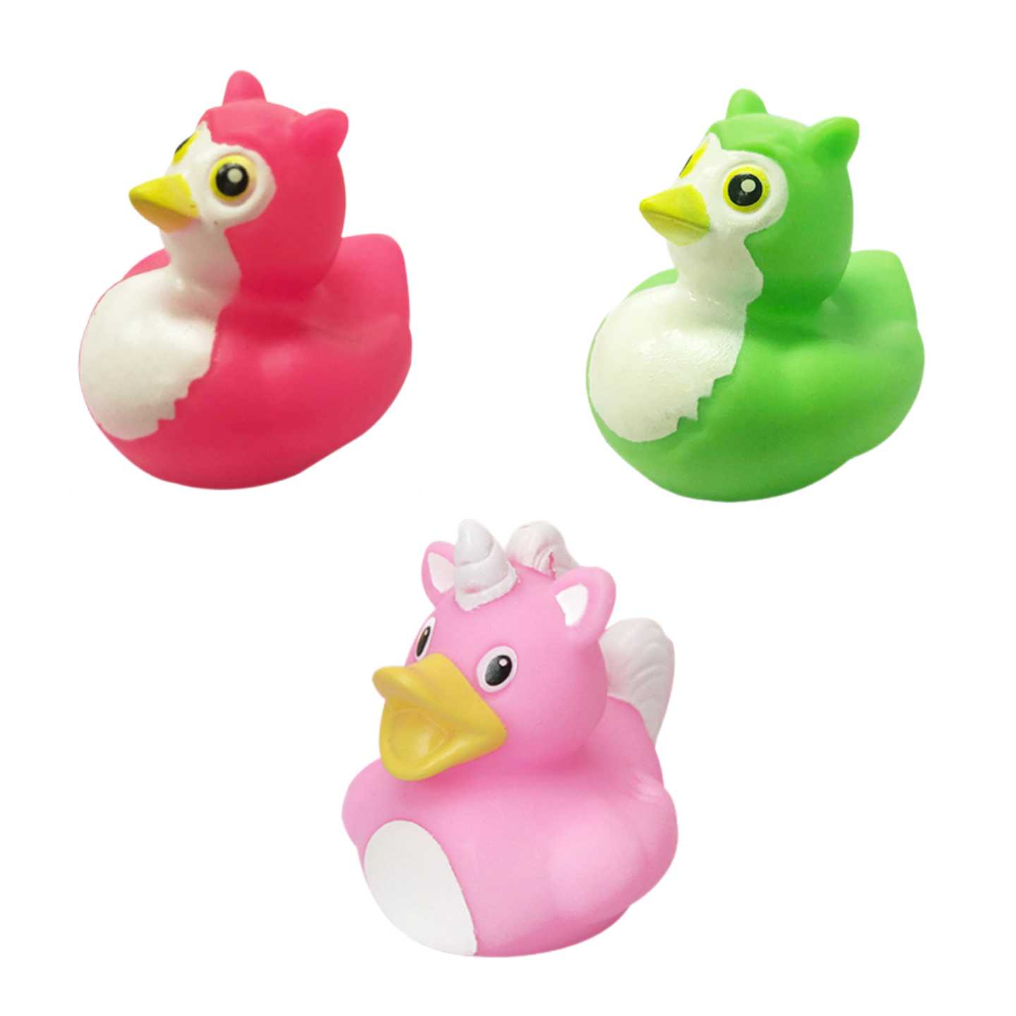 Mini Rubber Duck Unicorn and Owl 3