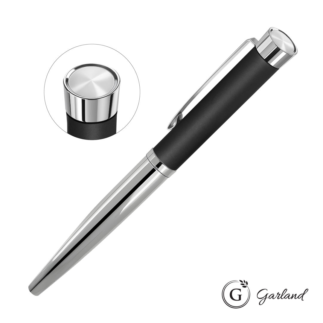 Garland® Executive Cust Emblem Monogram Rollerball Chrome 11