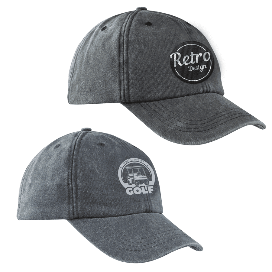Lynx Washed Cotton 6 Panel Baseball Cap 3