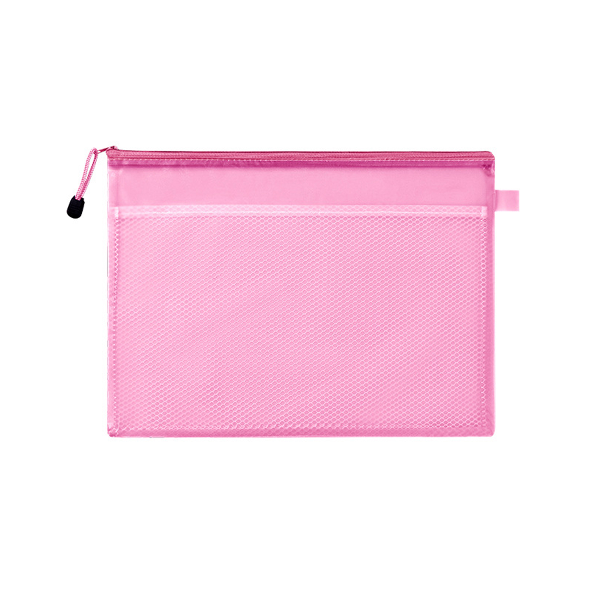 Frosted PVC Zipper A4 Document Storage Pouch 9.06" X 13" 1