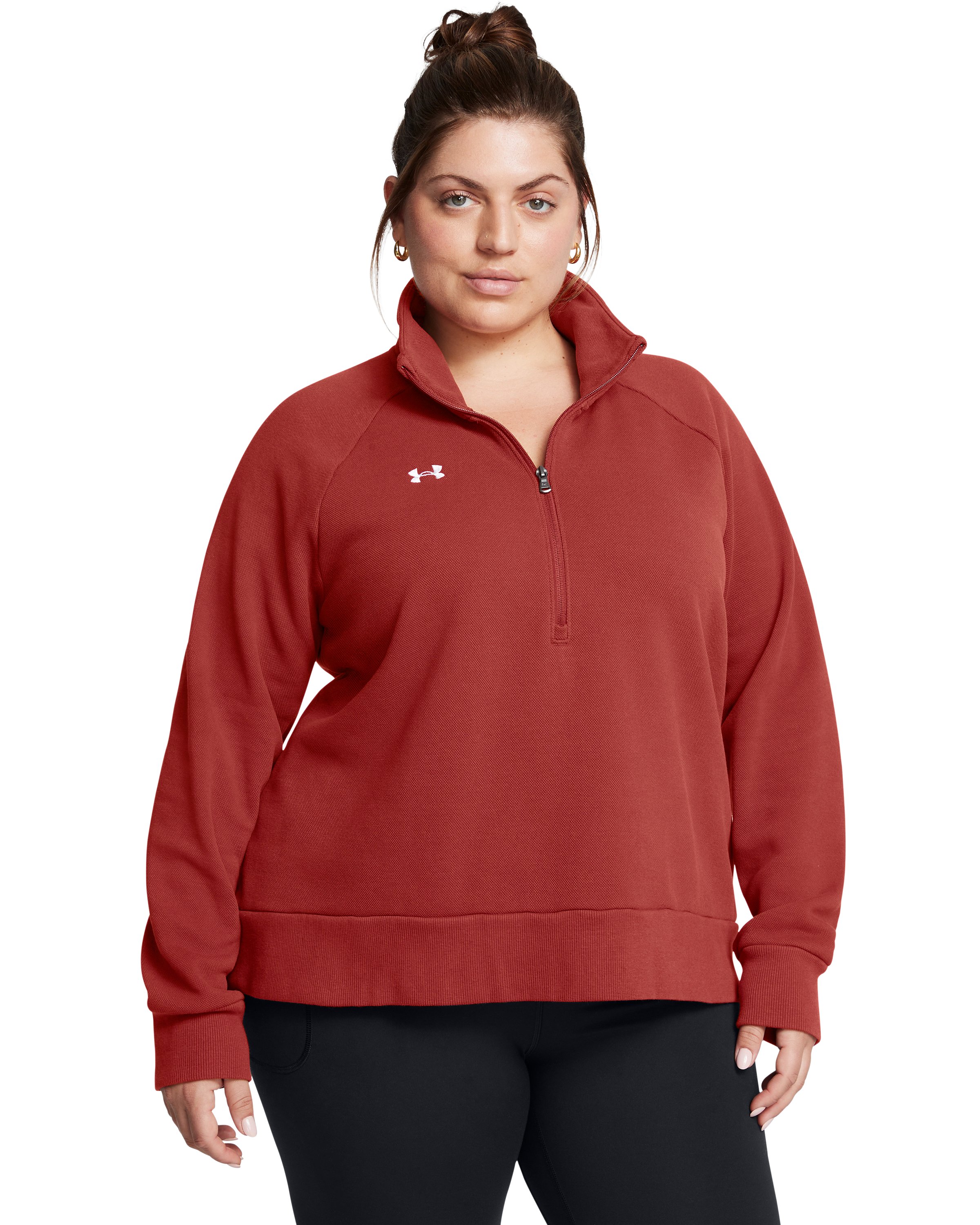 UA Rival Fleece Textured Women's  Zip 3
