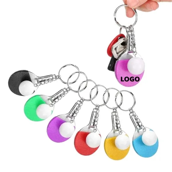 Mini Table Tennis Keychain Keyrings 4