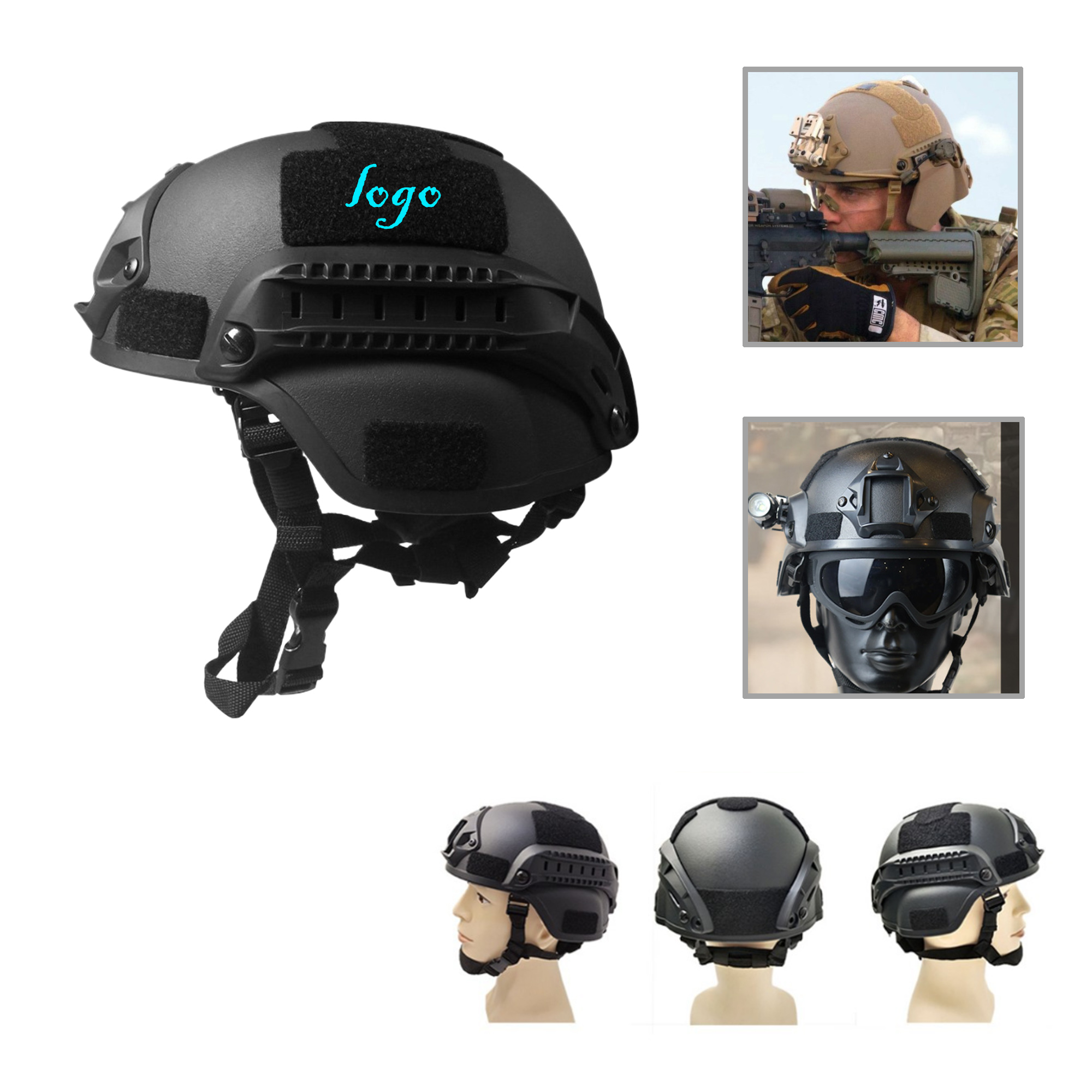 MOQ5 Versatile ABS Tactical Helmet for Cycling and Gaming 3