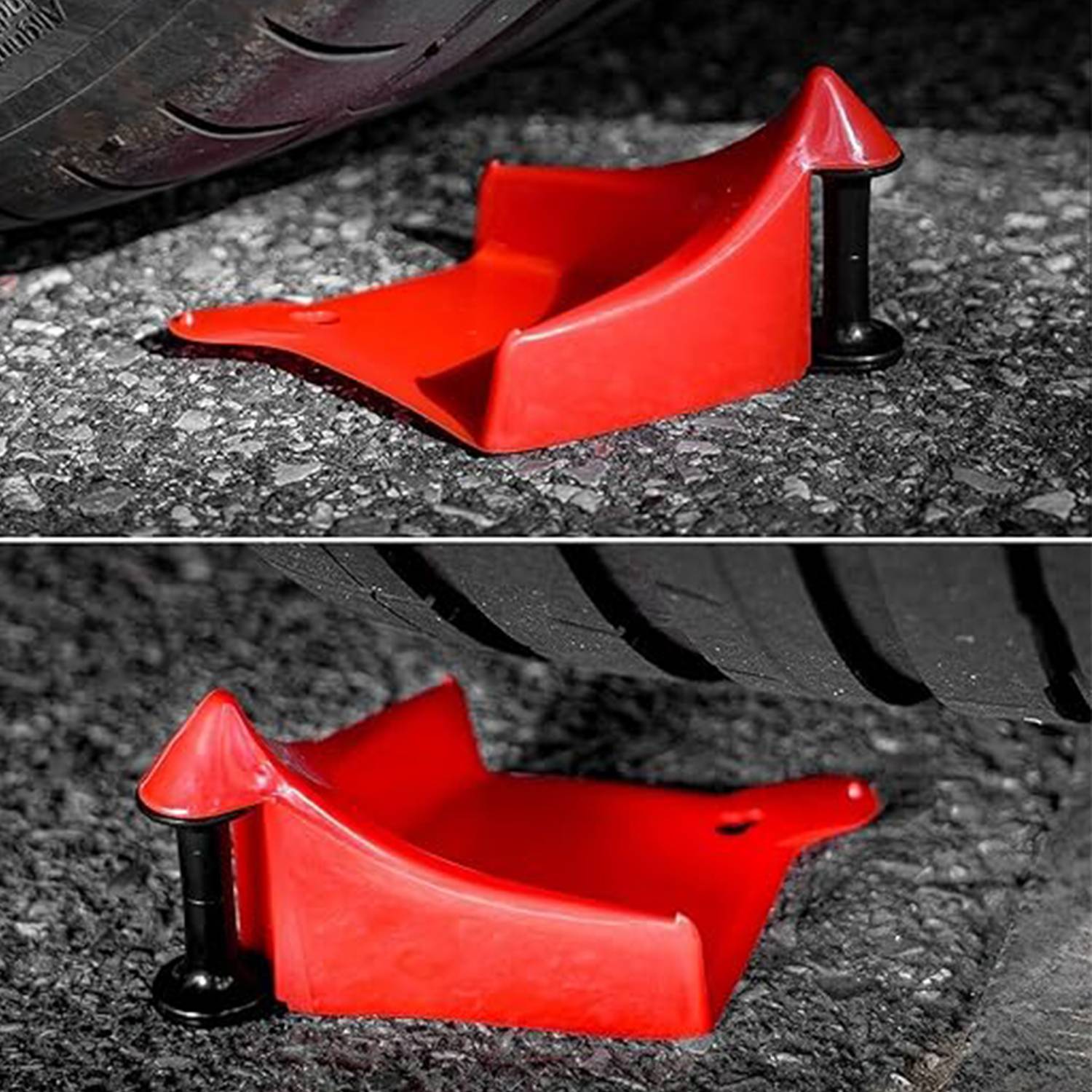 Portable Triangle Rubber Anti Slip Car Stopper 4
