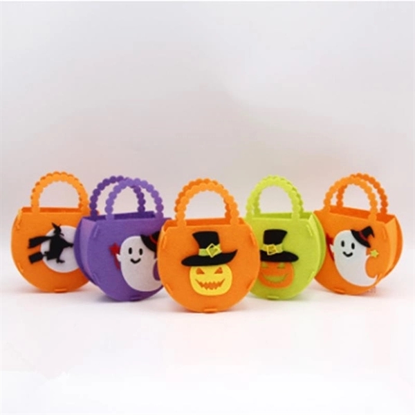 Halloween Trick-or-Treat Tote Bag Halloween Candy Totes Bag 1