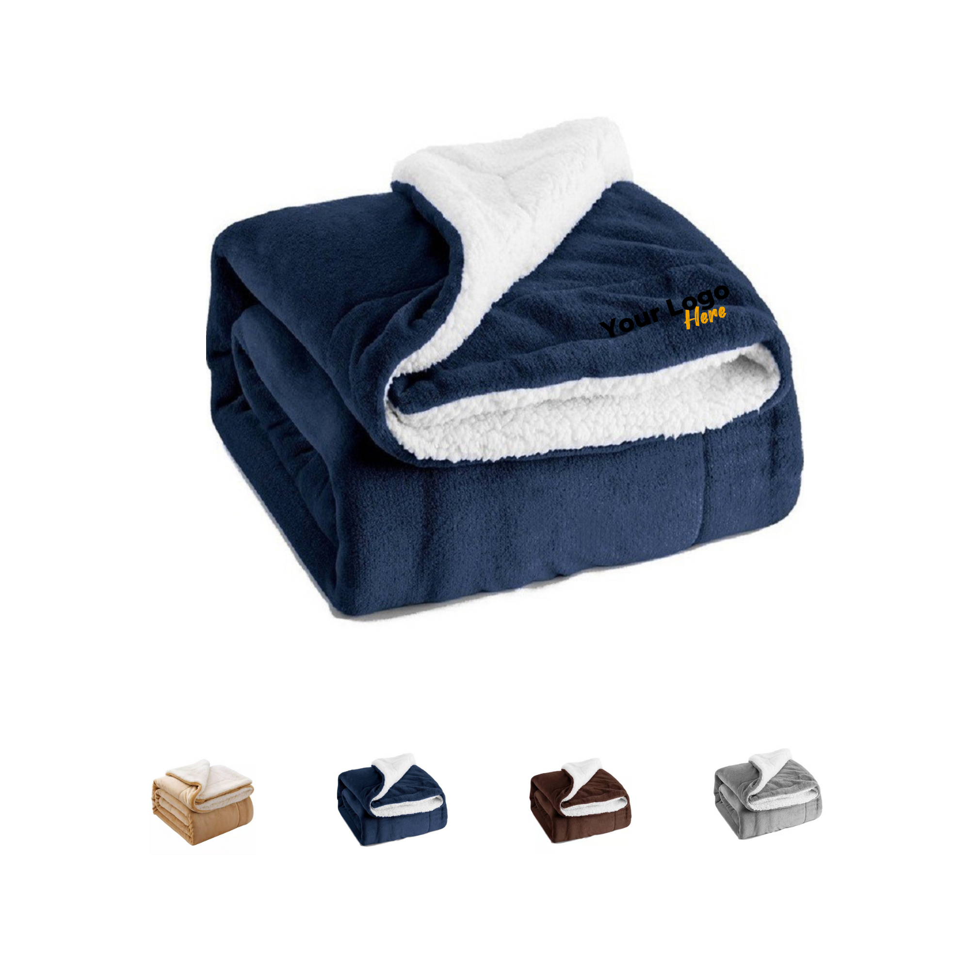 Minimum Order 50 Pieces of Double-Layer Flannel Blankets 2