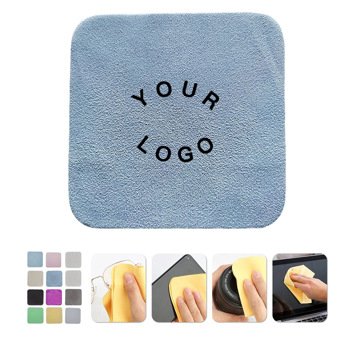 Reusable Microfiber Cleaning Cloth for Lenses and Phones 1