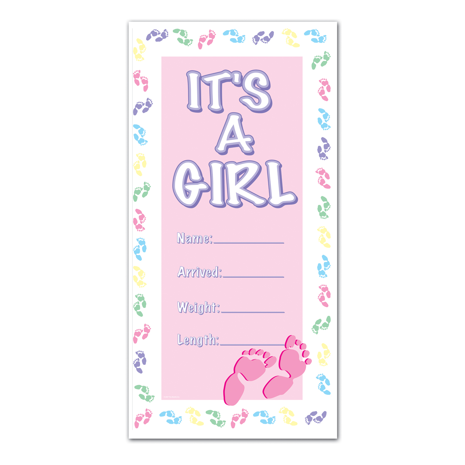 Its A Girl Door Cover Decoration