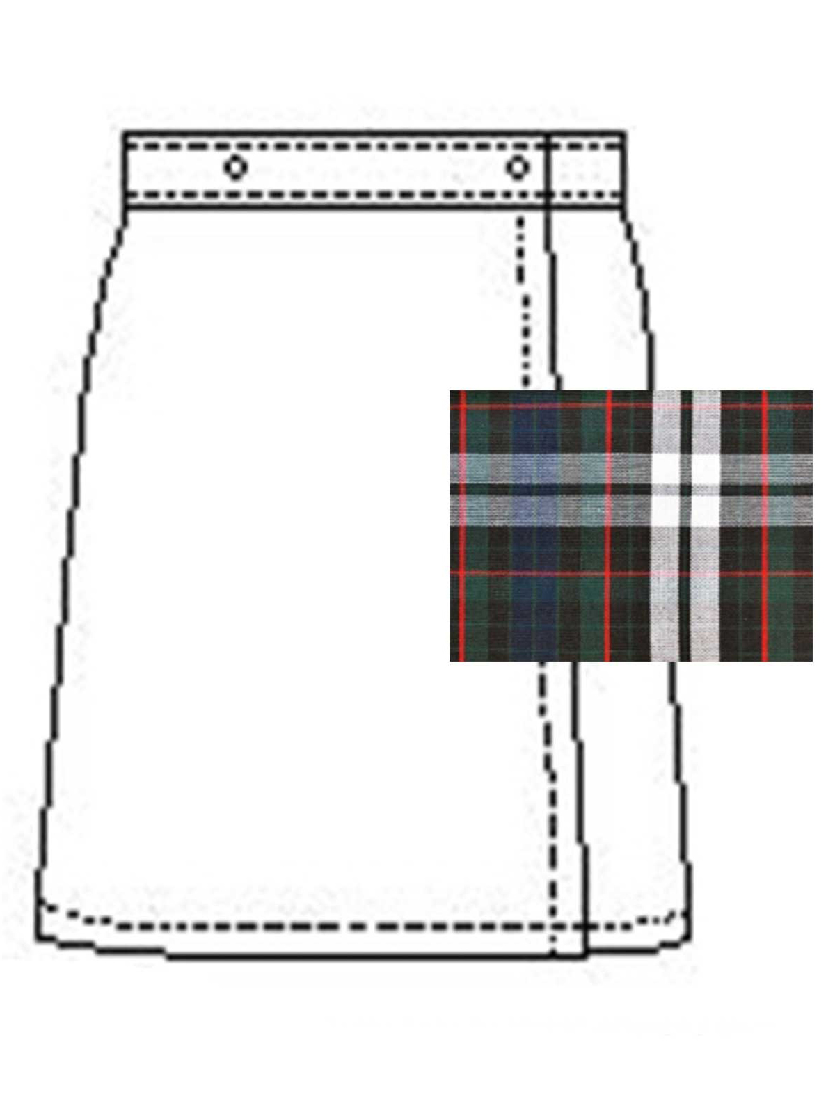 A+ Uniforms - Girls' Blend Plaid Skort 3