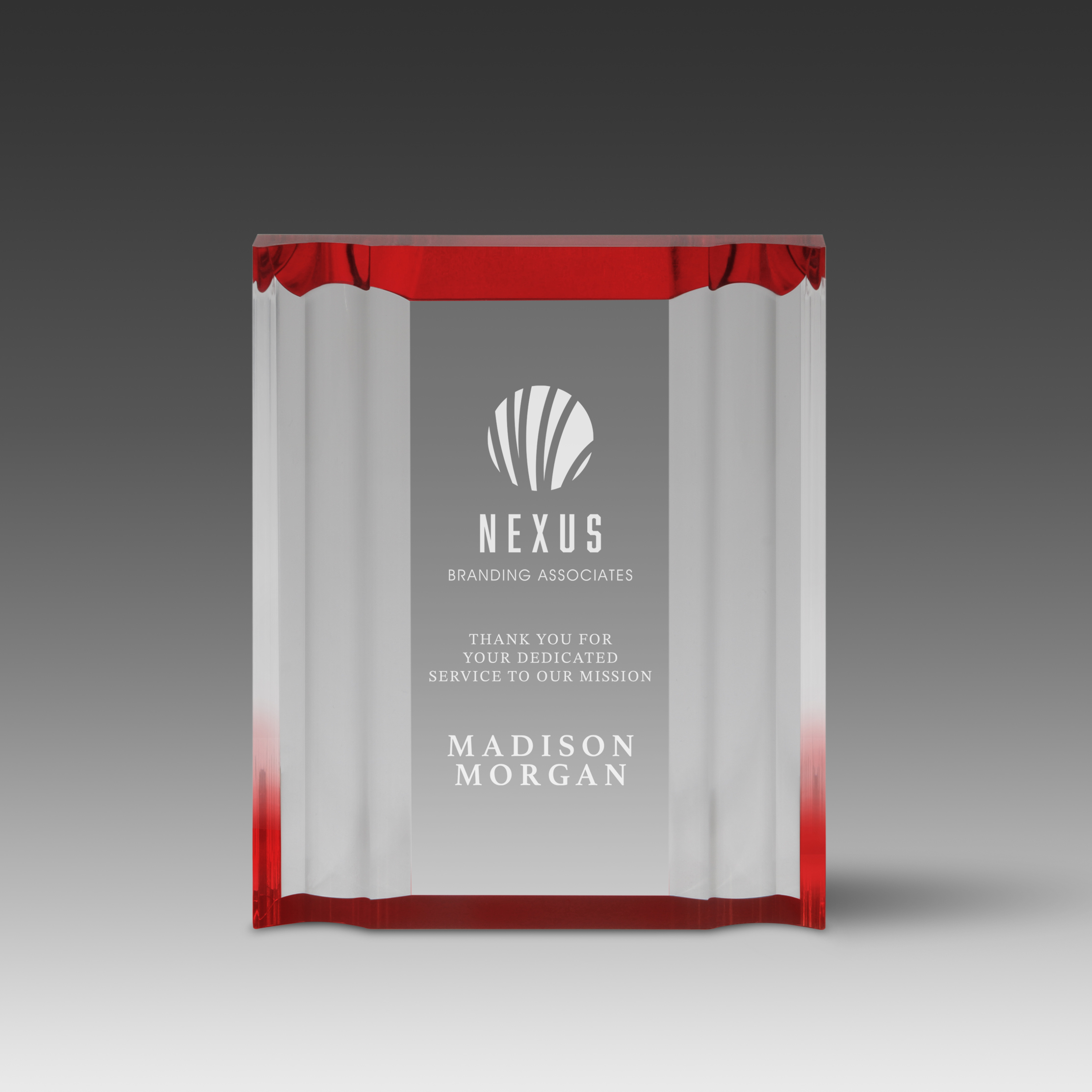 Channel Acrylic Stand Up Mirror Award (4"x5"x1") 2