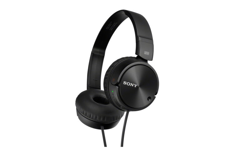 Sony ZX110NC Noise Canceling On Ear Headphones - Black 1