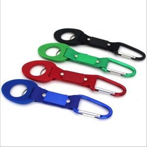 Rubber Kettle Buckle Aluminum Carabiner Keychain 4