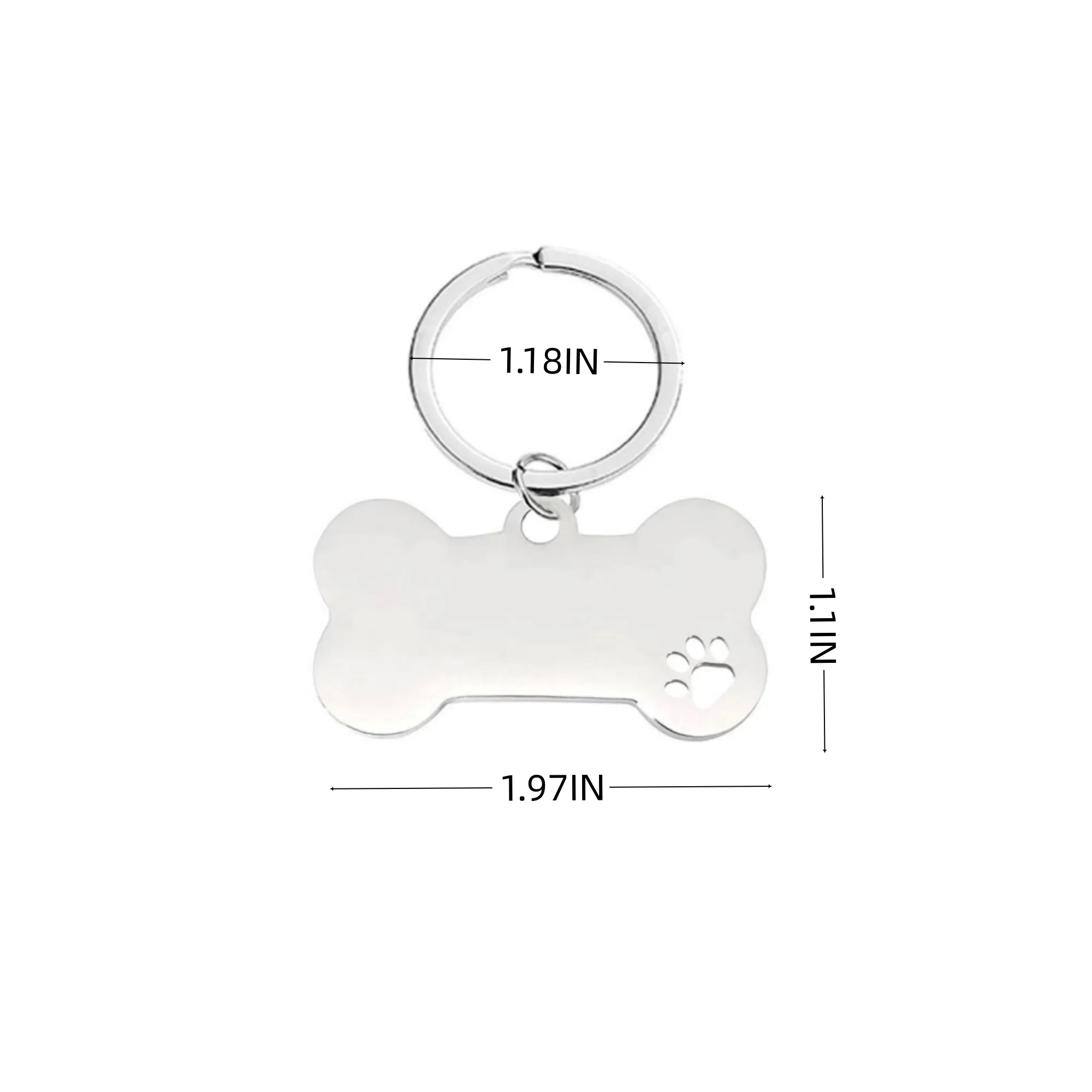 Tag Customizable Bone Design for Dogs & Cats 6