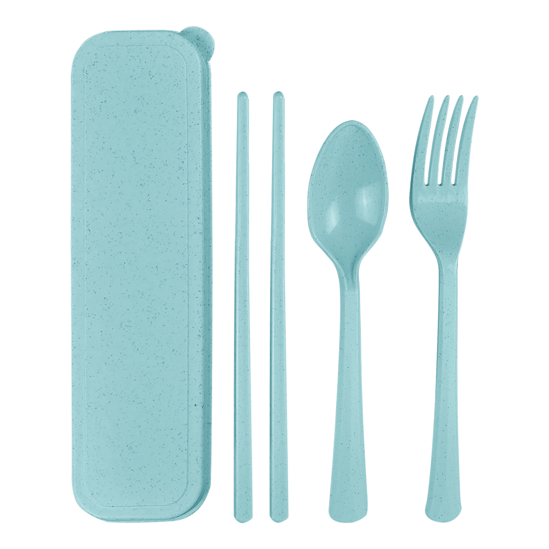 Portable Wheat Straw Tableware 3-Piece Set 13
