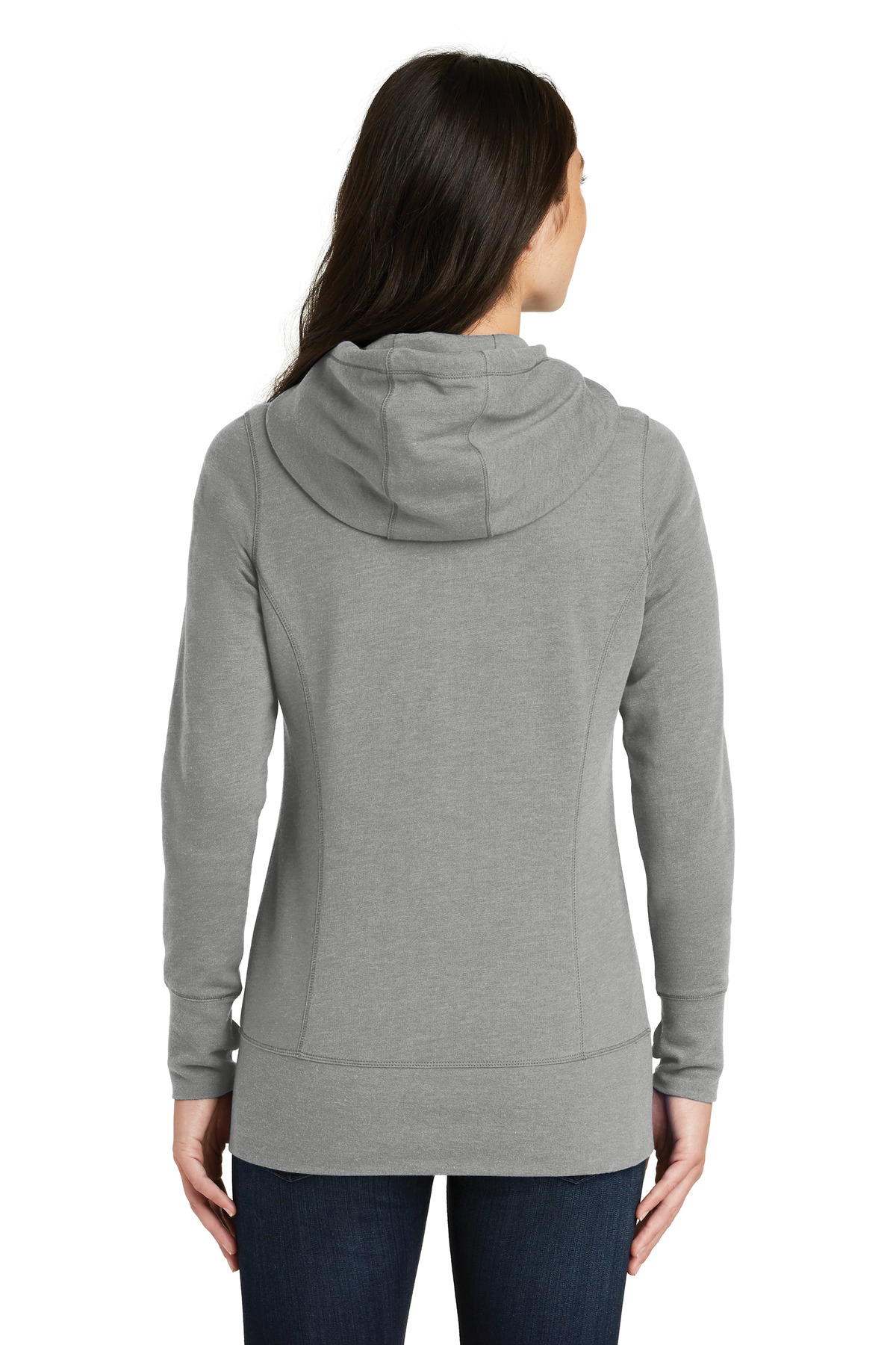 New Era Women's Tri-Blend Fleece Full-Zip Hoodie. LNEA511 20