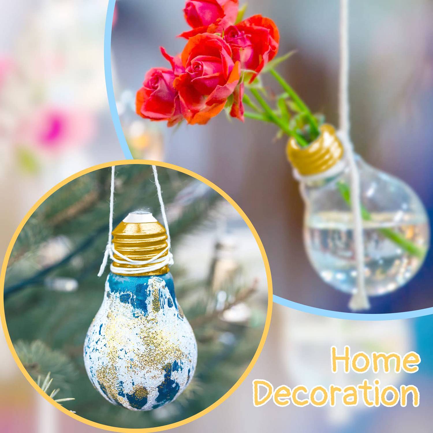 10oz PET Plastic Light Bulb Bottle 6