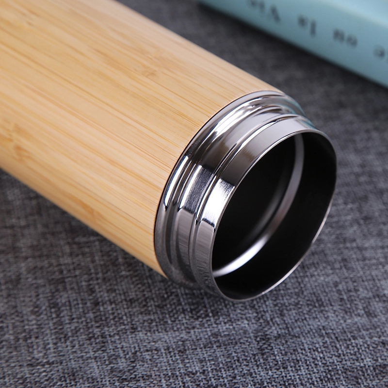 19 oz Custom Bamboo Tea Tumbler with Infuser & Strainer 1