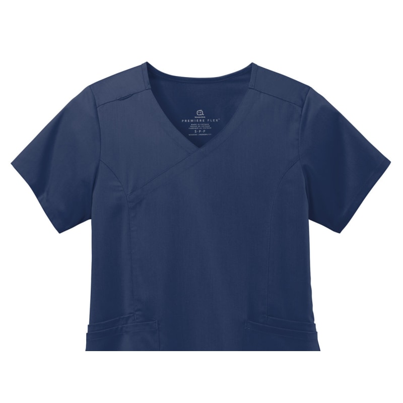 WonderWink Women's Premiere Flex Mock Wrap Top 24