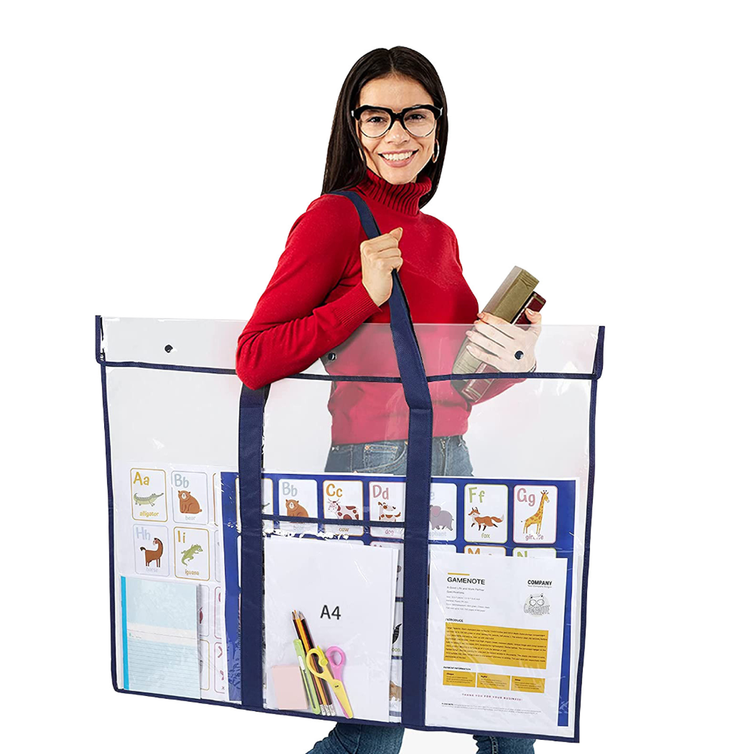 PVC Transparent Document Storage Bag 5