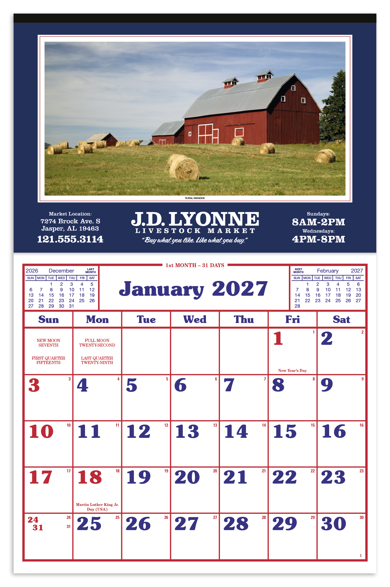 Skinner & Kennedy® Large Everyday Farm Memo 153