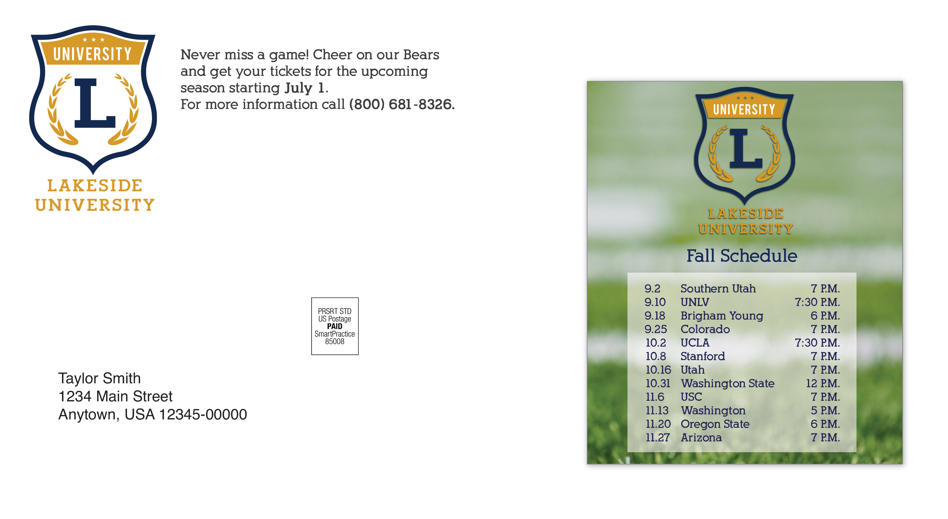 Magnet Mailer MegaSize Postcard (10.5" x 5.75") w/Large Magnet (3.5" x 4.25") 3